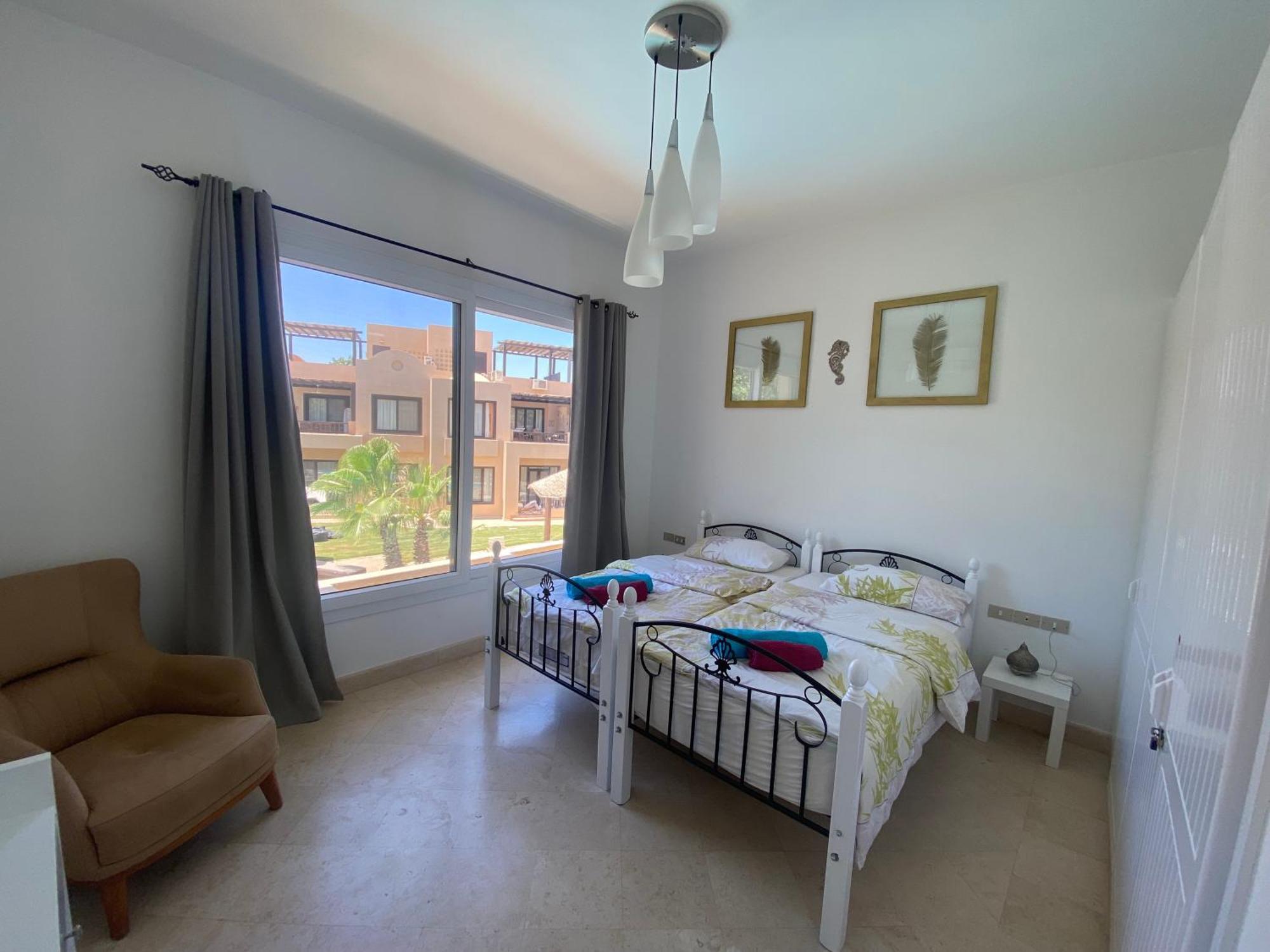 2 Bedroom Condo, With Pool, And Beach & Lagoon Access ฮูร์กาดา ภายนอก รูปภาพ